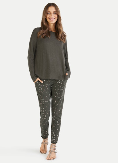 Loose Fit Long sleeve tops Longsleeve dark olive
