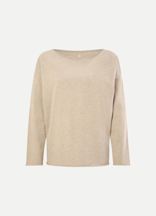 Coupe Casual Fit Sweat-shirts Sweat-shirt camel melange