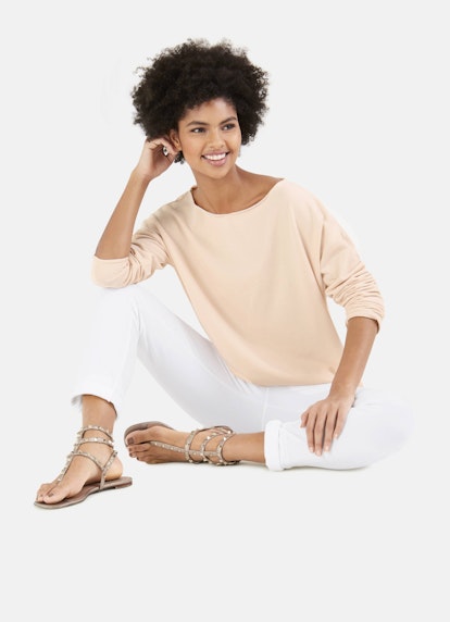 Oversized Fit Sweatshirts Sweatshirt apricot