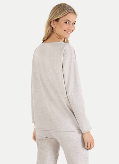 Casual Fit Sweatshirts Sweatshirt beige melange