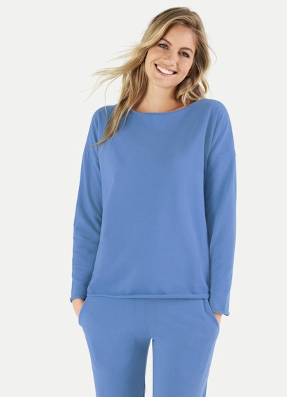 Oversized Fit Sweatshirts Sweatshirt marina blue