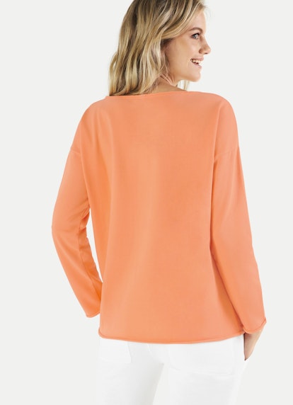 Oversized Fit Sweatshirts Sweatshirt soft orange