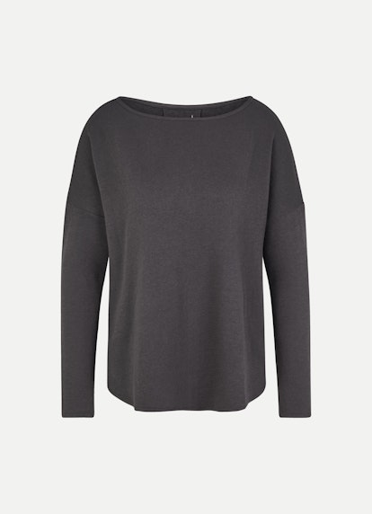 Coupe Loose Fit Sweat-shirts Pull-over en cachemire mélangé charcoal