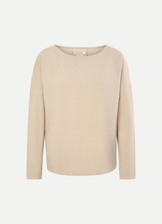 Loose Fit Sweatshirts Cashmix - Sweater camel melange