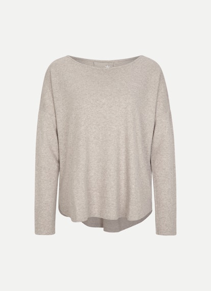 Loose Fit Sweatshirts Cashmix - Sweater beige melange
