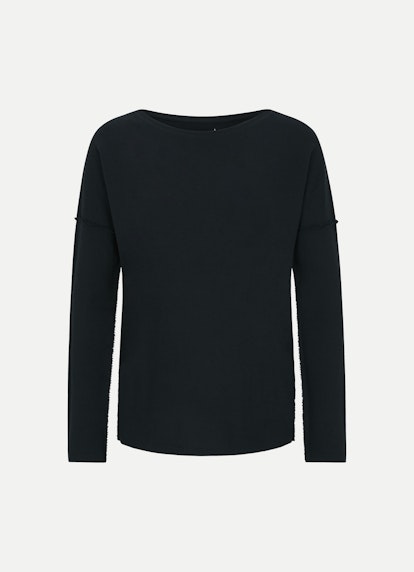 Oversized Fit Sweatshirts Cashmix - Sweater black