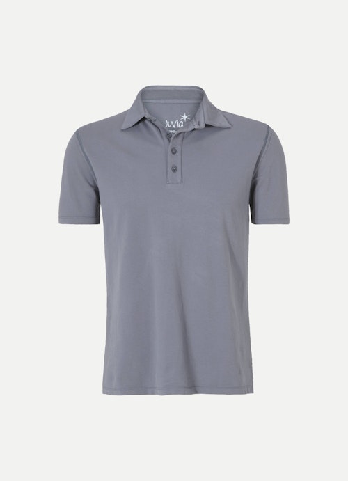 Regular Fit T-Shirts Piqué-Poloshirt dusty blue