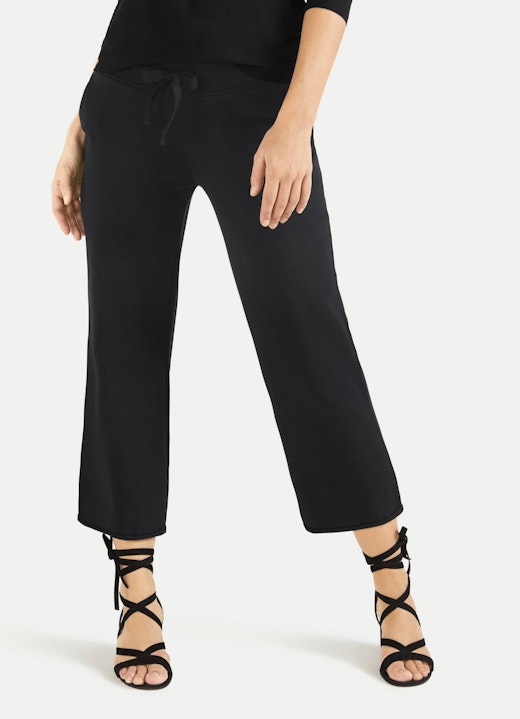 Loose Fit Hosen Culotte - Sweatpants black