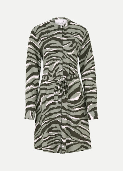 Regular Fit Kleider Viskose - Kleid reed