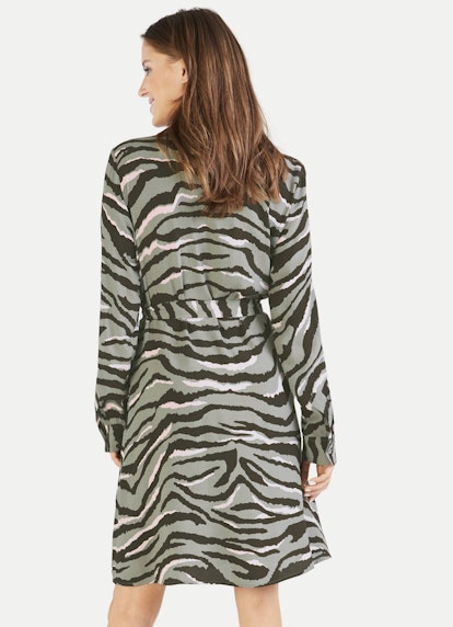 Regular Fit Kleider Viskose - Kleid reed