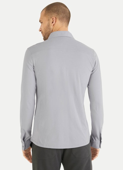 Regular Fit Hemden Jersey - Hemd ash grey