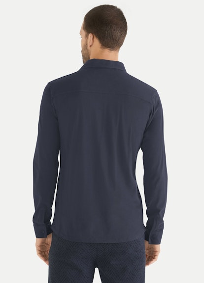 Regular Fit Hemden Jersey - Hemd navy