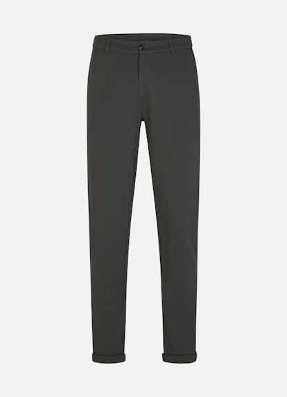 Regular Fit Hosen Jacquard - Chino charcoal