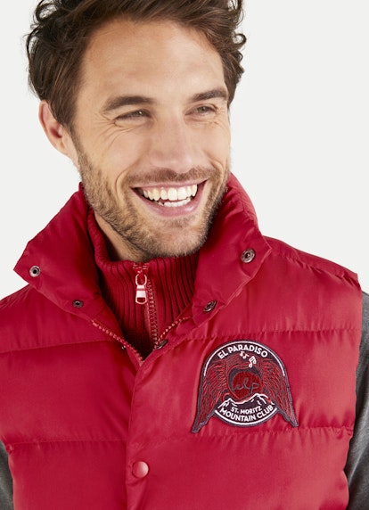 Regular Fit Westen Weste red