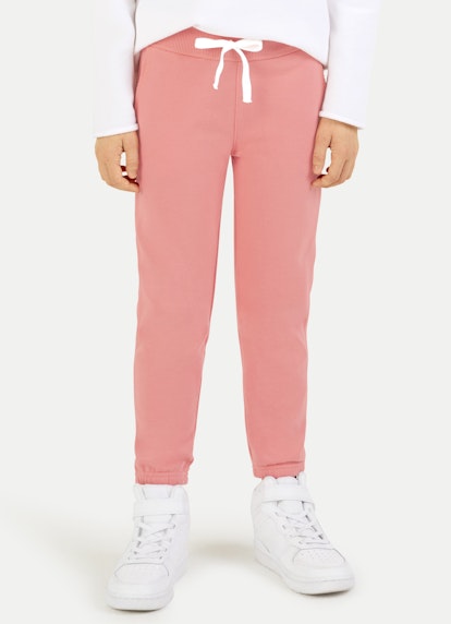 Regular Fit Pants Sweatpants coral