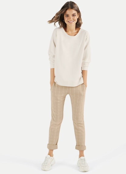 Regular Fit Sweatshirts Sweatshirt ecru