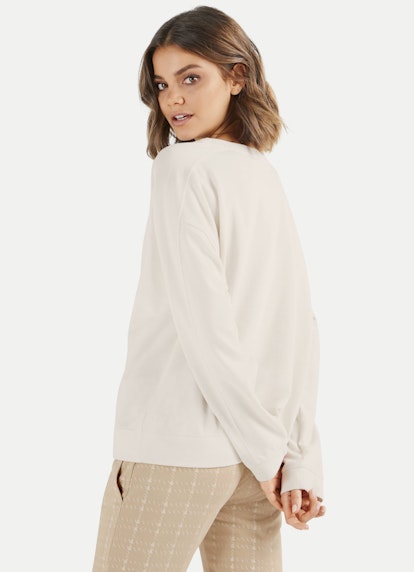 Regular Fit Sweatshirts Sweatshirt ecru
