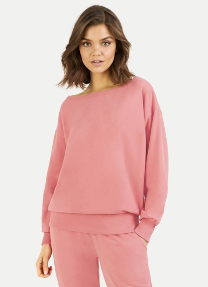 Oversized Fit Sweatshirts Sweatshirt coral