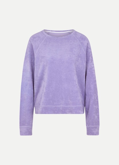 Coupe Regular Fit Sweat-shirts Sweat-shirt en tissu éponge violet tulip