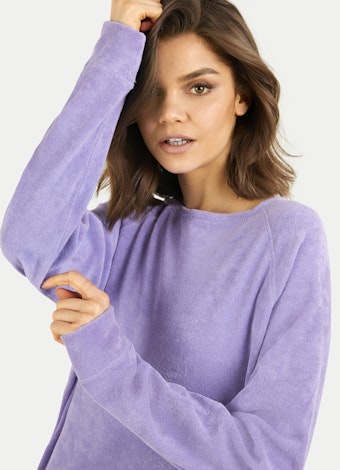 Regular Fit Sweatshirts Frottee - Sweatshirt violet tulip