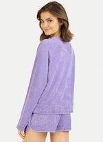 Coupe Regular Fit Sweat-shirts Sweat-shirt en tissu éponge violet tulip