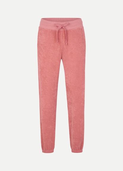 Coupe Regular Fit Pantalons Pantalon de jogging en tissu éponge coral