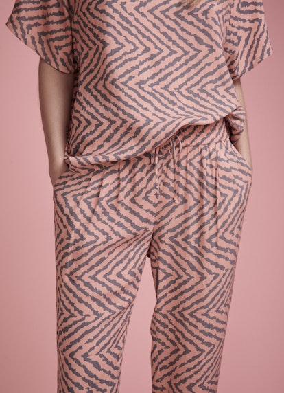 Loose Fit Pants Rayon Trousers new flamingo