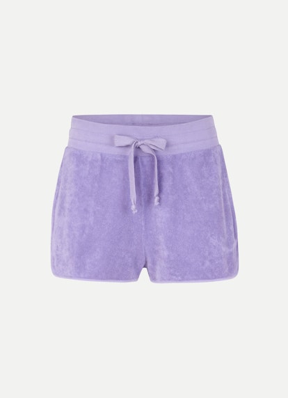 Coupe Regular Fit Short Short en tissu éponge violet tulip