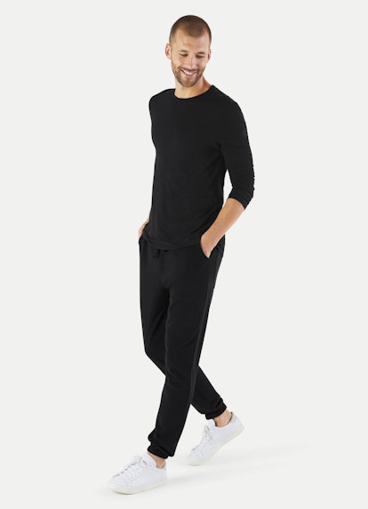 Regular Fit Long sleeve tops Longsleeve black