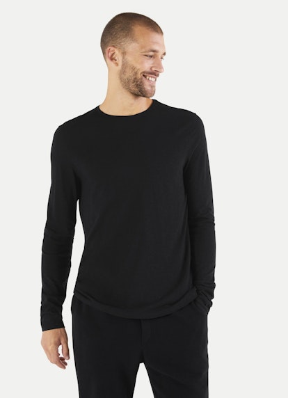 Regular Fit Long sleeve tops Longsleeve black