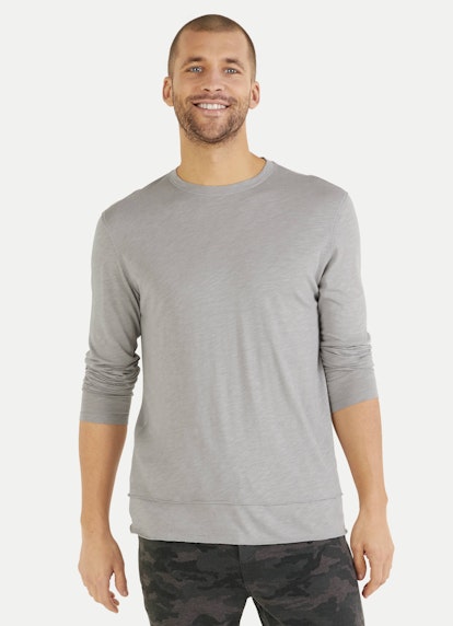 Coupe Casual Fit T-shirts à manches longues T-shirt à manches longues ash grey