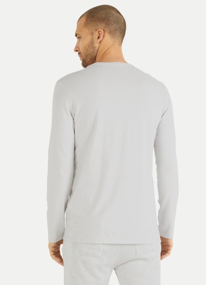 Regular Fit Long sleeve tops Longsleeve silver grey