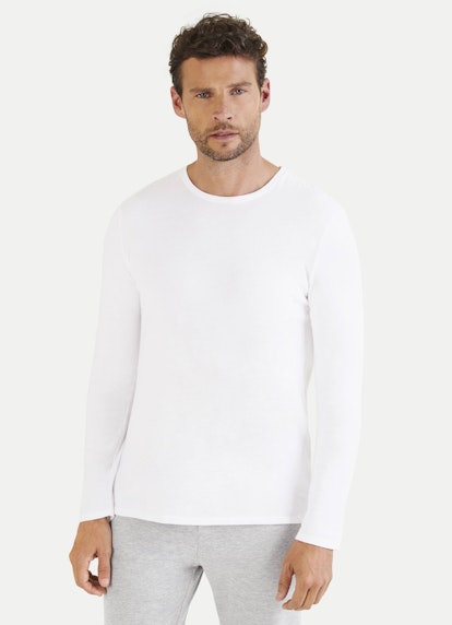 Regular Fit Longsleeves Longsleeve white
