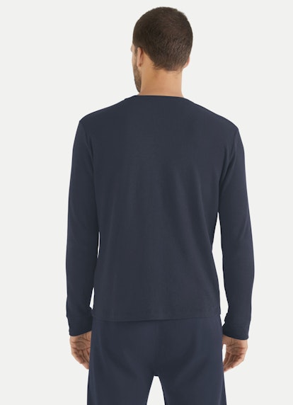 Regular Fit Longsleeves Longsleeve navy