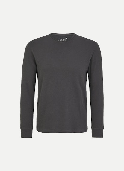 Coupe Regular Fit Maille Pull en cachemire mélangé charcoal