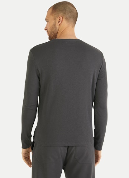 Coupe Regular Fit Maille Pull en cachemire mélangé charcoal