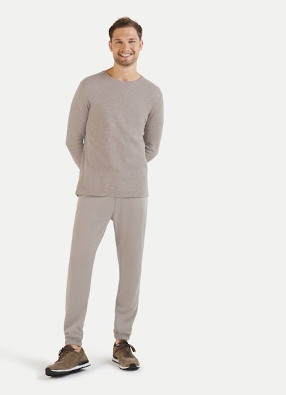 Regular Fit Knitwear Cashmix - Sweater taupe mel.