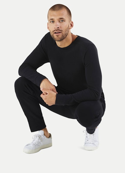 Regular Fit Strick Cashmix - Sweater black