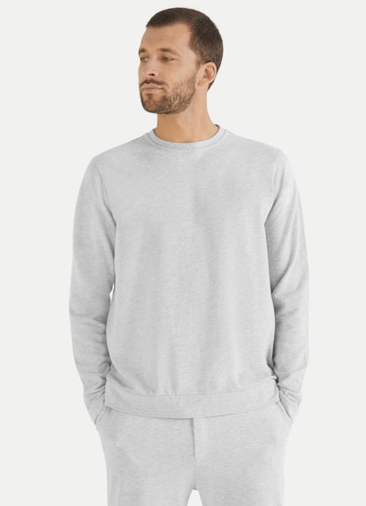 Regular Fit Sweatshirts Sweatshirt l.grey mel.