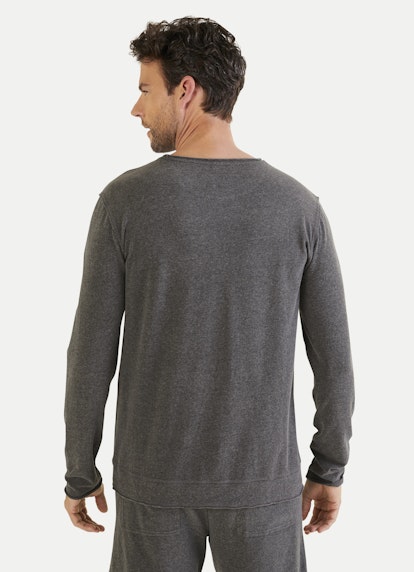 Coupe Regular Fit Sweat-shirts Sweat-shirt en modal warm grey