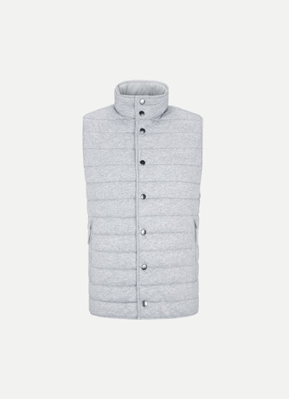 Regular Fit Westen Stepp - Weste silver grey