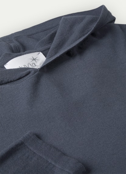 Regular Fit Strick Strick - Hoodie deep ocean