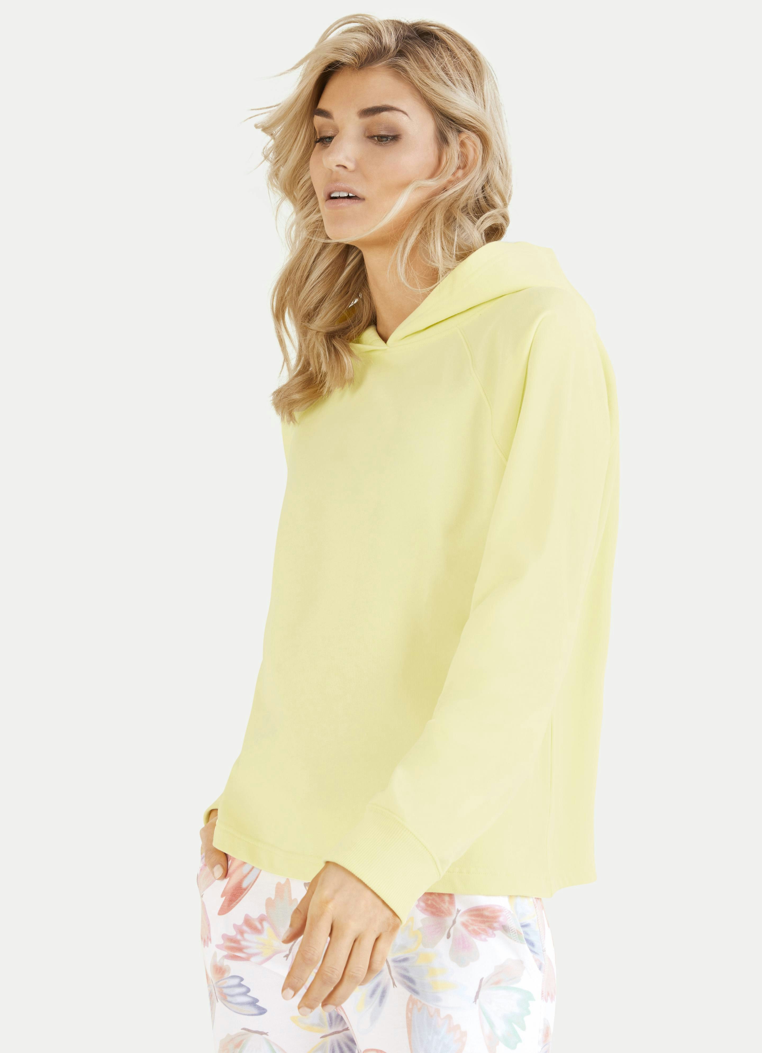 Yellow Hoodie Alena Buy Hoodies online at JUVIA