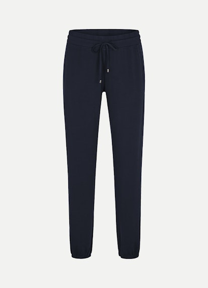 Coupe Regular Fit Pantalons Pantalon de jogging en viscose navy