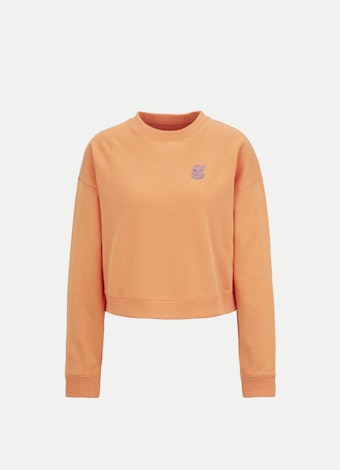 Onesize Sweatshirts Cropped Sweater soft orange