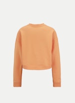 Taille unique Sweat-shirts Pull-over court soft orange