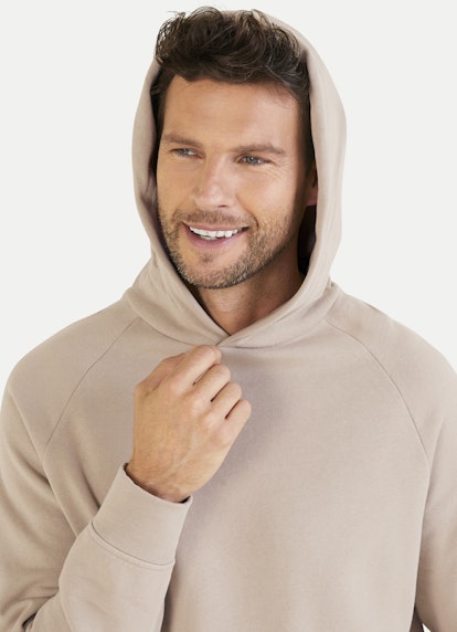 Casual Fit Hoodies Hoodie dusty taupe