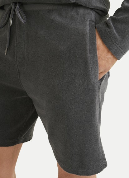 Slim Fit Bermudas Terrycloth - Bermudas warm grey