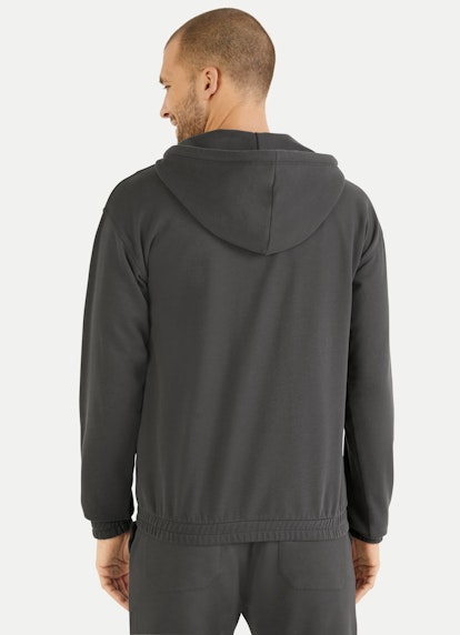 Regular Fit Jackets Hoodie - Jacket charcoal