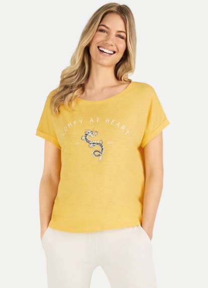 Coupe Boxy Fit T-shirts T-shirt honey